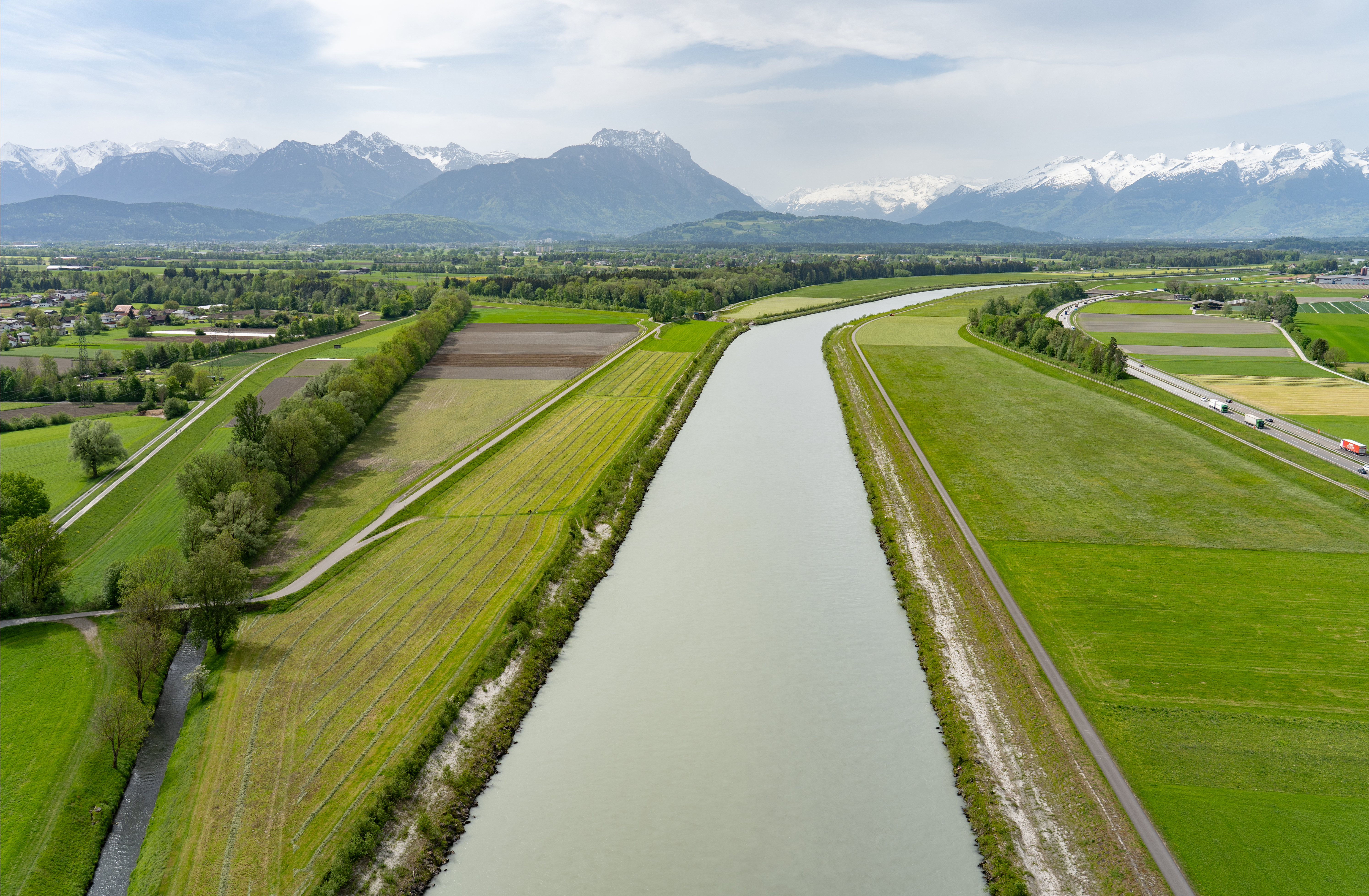 Alpenrhein Frutzmündung